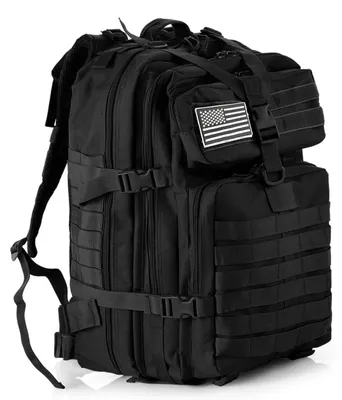 Produktbild von Trekking-Rucksack 50L wasserdicht Nylon Outdoor Wandern Camping, KI-generiertes Bild