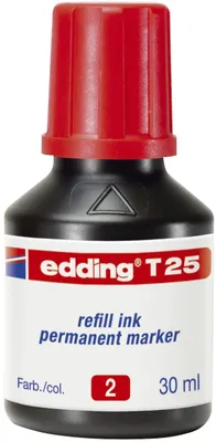 Produktbild von PBS AUSTRIA,PAPIER, BÜRO UND S Edding Nachfüllflasche rot rot 0