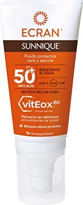 Image de ECRAN SUNNIQUE Fluide Protecteur Visage SPF50+ 50ml