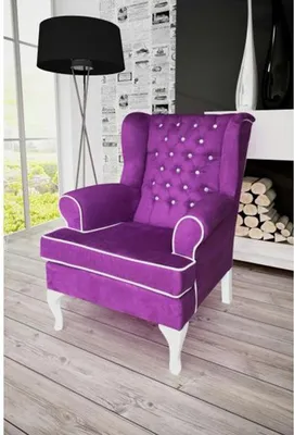 Produktbild von Leder Chesterfield-Sessel modern in Schwarz