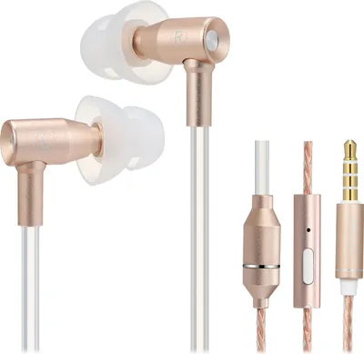 Produktbild von IBRAIN FC31 Luftschlauch Anti-Strahlung In-Ear-Kopfhoerer 3,5 mm Kabelgebundenes Musik-Headset Strahlungsfreier Kopfhoerer Rauschunterdrš¹ckungs-Lautstuerkeregler mit Mikrofon