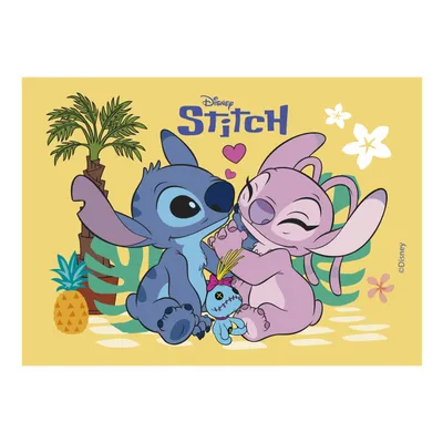 Produktbild von Stitch Tortenaufleger 14,8x21 cm Geburtstag