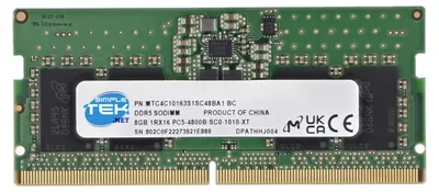 Produktbild von Micron MTC4C10163S1SC56BD1, DDR5 SODIMM, 8 GB, PC5-5600B, RAM-Modul