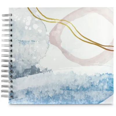 Produktbild von Hama Spiral-Album Watercolor Blau 28x24 cm 50 weiße Seiten