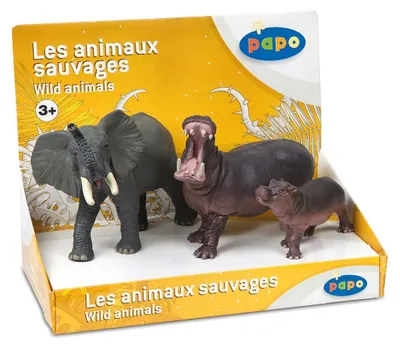 Produktbild von Papo Präsentkasten Wildtiere 2 (3 Fig.), 38 g