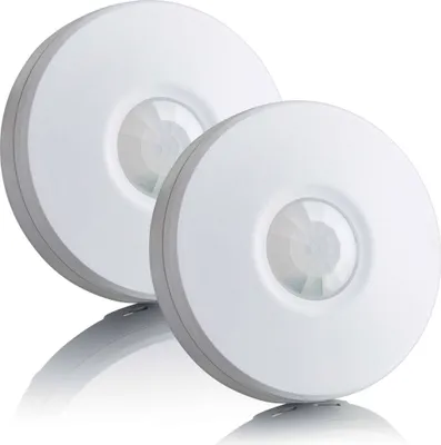 Produktbild von 2x Bewegungs Melder Außen IP65 360° Aufputz Decken Montage Infrarot Sensor SEBSON
