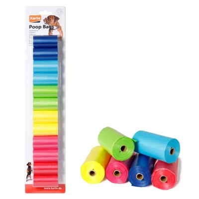 Produktbild von Karlie Kotbeutel Regenbogen - Hundekotbeutel - Plastik (recyclebar) - Mehrfarbig - 12x20 Stück