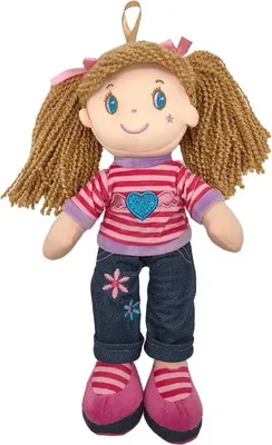 Produktbild von Besttoy - Weichpuppe Maggy - mit Jeans - ca. 35 cm