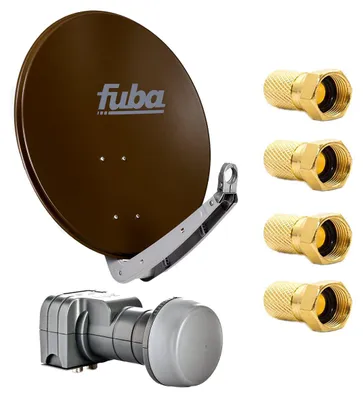 Produktbild von Fuba DAA 650 B Satellitenantenne 65 cm Aluminium Braun DEK 217 Twin LNB