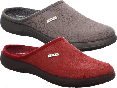 Produktbild von Rohde Damen Hausschuhe Pantoffeln Bari 4831, Größe:40 EU, Farbe:Rot