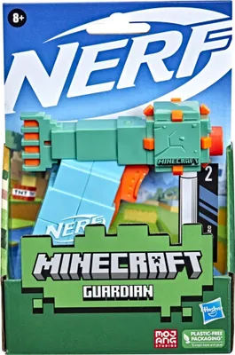 Produktbild von Nerf Microshots Minecraft GUARDIAN