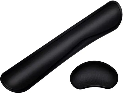 Produktbild von Handballenauflage für Tastatur und Maus Handgelenkauflage mit Memory-Schaum ergonomisch Wrist Rest zur Entlastung