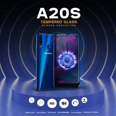 Obrázek produktu pro 1-balení Samsung Galaxy A20s Ochranné sklo na displej - Tvrzené sklo 9H - Super kvalita 3D
