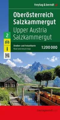 Produktbild von freytag & berndt Straßenkarte Oberösterreich - Salzkammergut 1:200.000