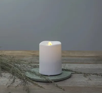 Produktbild von LED Dekokerze/Brunnen 'Quelle des Feuers' - warmweiß - USB/Batterie - Timer - Zimmerbrunnen