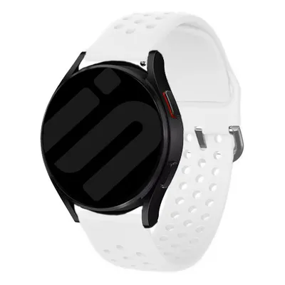 Produktbild von Strap-it Samsung Galaxy Watch 6 - 40mm Admendes Silikon Armband (Weiß)