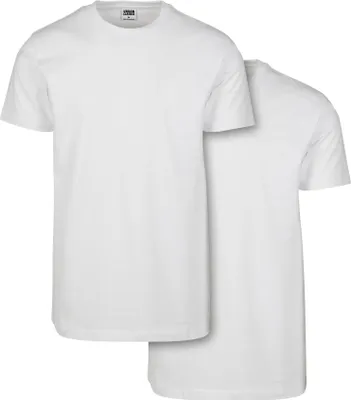 Image de Urban Classics TB2684A | Lot de 2 t-shirts basiques pour homme - Couleur : Blanc/Blanc - Taille : XL