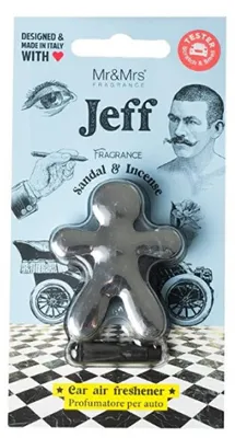 Obrázek produktu pro Autovůně Jeff Chrome Sandal & Incense