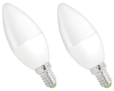 Produktbild von Spectrum E14 LED Kerzenlampe 1W 90lm 4000K Neutralweiß 230V 2 Stück