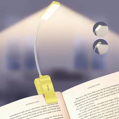 Productafbeelding van 30 LED Leeslamp met Klem, Oplaadbare Leeslamp met Lange Batterijduur, 5 Kleurtemperaturen