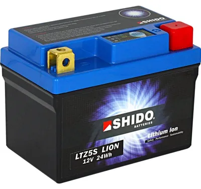 Produktbild von SHIDO LTZ5S LION -S- Batterie Lithium, Ion Blau (Preis inkl. EUR 7,50 Pfand)