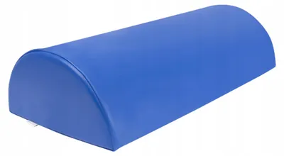 Produktbild von Akito Halbwalze Rehabilitationskeil Schaumstoff 60x30x15cm Blau