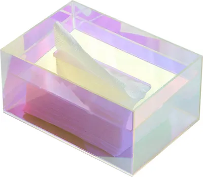 Produktbild von Taschentuchbox-Halter, Acryl-Aufbewahrung, große Kapazität, Serviettenbox für Waschraum, Wohnzimmer