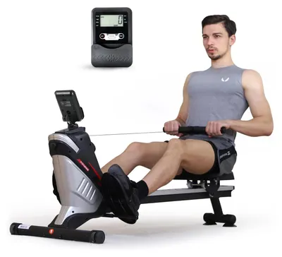Image de Rameur pour la maison - Appareil de fitness d'intérieur - Entraînement professionnel à domicile - Entraînement cardio - Rameur