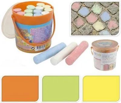 Produktbild von křídy chodníkové (15ks) + PH kbelík