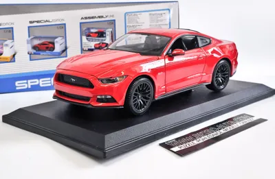 Produktbild von Ford Mustang - rot MAISTO 1:18