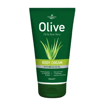 Produktbild von Herbolive Körper Creme Olivenöl & Aloe Vera 150ml