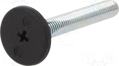 Produktbild von 1x Fuß mit Schaft  steif,mit Steckplatz für Kreuzschraubendreher LX.30-SW17-M10X63