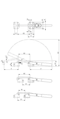 Produktbild von Verschlussspanner Nr.6847 Gr.5 horiz.AMF
