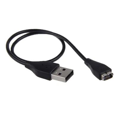 Produktbild von Fitbit Charge HR-kompatibles USB-Ladekabel (28 cm) - Schwarz