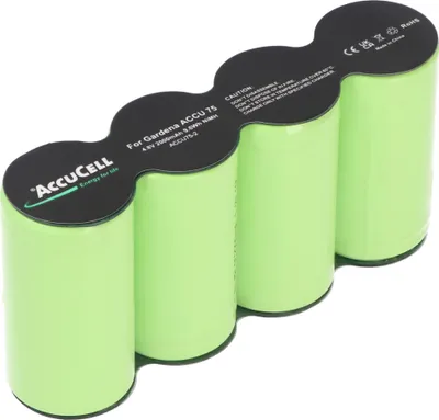 Produktbild von Akku passend für Gardena ACCU 75, ACCU75 mit Lötfahnen