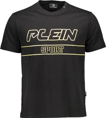 Produktbild von Plein Sport Herren KURZARM-T-SHIRT Schwarz TIPS109_BE3FD6B_NERO99BLAC : Größe - M Größe: M