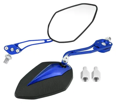 Produktbild von Verstellbarer Rückspiegel für Motorrad – Lenkerbefestigung – 10 mm / 8 mm