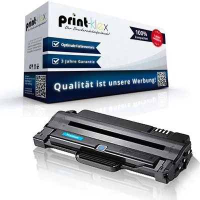 Produktbild von Print-Klex Tonerkartusche kompatibel für Samsung ML 1900 Series ML 1910 ML 1911 ML 1915 ML 1915 DSP ML 1915 Series ML 2525 ML 2525 Series MLTD1052L MLT-D1052L MLT1052L Black Schwarz - Color Line Serie