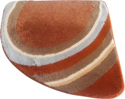 Produktbild von Sanwood WC Vorleger Toilettenvorleger Badematte Bad Teppich 60x60cm Lea Terracotta
