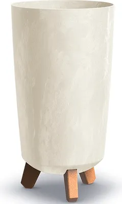 Obrázek produktu pro nabbi Plastový květináč na nožičkách DGTL200E 19,5 cm - krémová