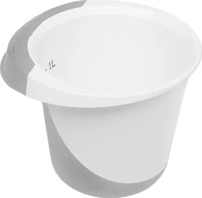 Image de keeeper 1017413000000 keeeper Bol à mélanger "carlotta", 1,5 litre, blanc/nordic-grey