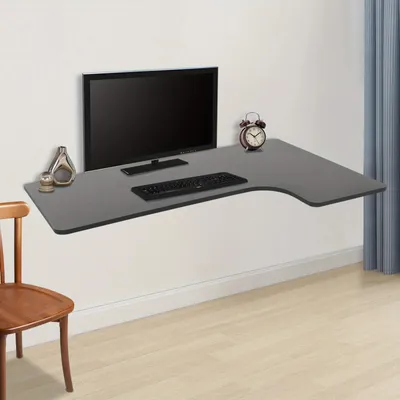 Immagine prodotto di Tavolo pieghevole - Tavolo pieghevole - Dimensioni 100 x 60 cm - Facile da pulire - Salvaspazio - Per la casa - Nero