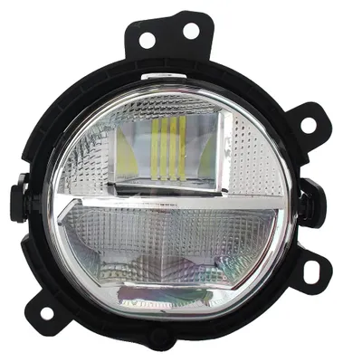 Imagen del producto de Conjunto de faros antiniebla, fabricado en plástico ABS duradero, mejora la visibilidad, lado izquierdo