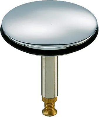 Produktbild von Ventilstopfen 43,8 mm Messing hartverchromt Verschlussstopfen Ablaufstopfen