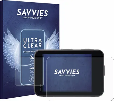 Produktbild von 18x Für Akaso Brave 7 Schutzfolie Savvies Displayschutz Display Schutz Folie Klar Transparent