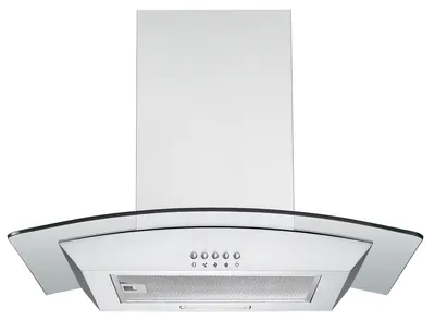 Produktbild von respekta Dunstabzugshaube Kaminhaube, 60 cm, Glas, mit LED-Beleuchtung