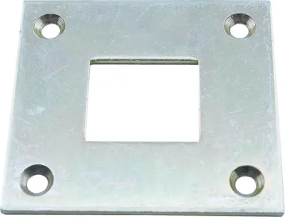 Produktbild von Bodenschließblech für Treibriegelstange 16 x 16 mm, verzinkt
