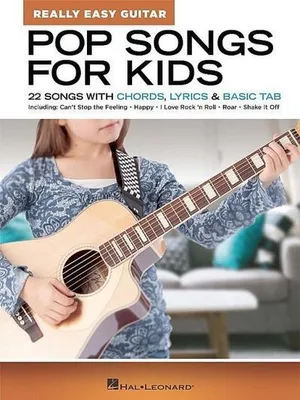 Immagine prodotto di Pop Songs for Kids - Really Easy Guitar Series 22 Beginner-Friendly Songs with Chords Lyrics and Basic Tabs