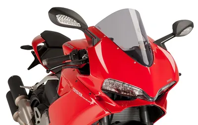 Produktbild von Windschild Puig R-Racer-Scheibe mit ABE für Ducati 959 Panigale, 1299 Panigale, 1299 Panigale S Bj. 2015 - 2019