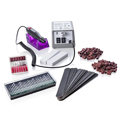 Produktbild von Profi Nagelfräser-Set, Maniküre Pediküre Pflegeset Nagelpflege Nagelstudio
